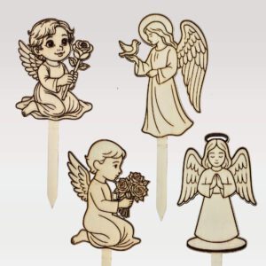 Lesena sveča na piku iz vezane plošče