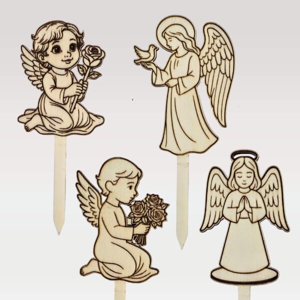 Lesena sveča na piku iz vezane plošče