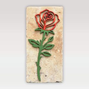 Vrtnica na kamnu color barve